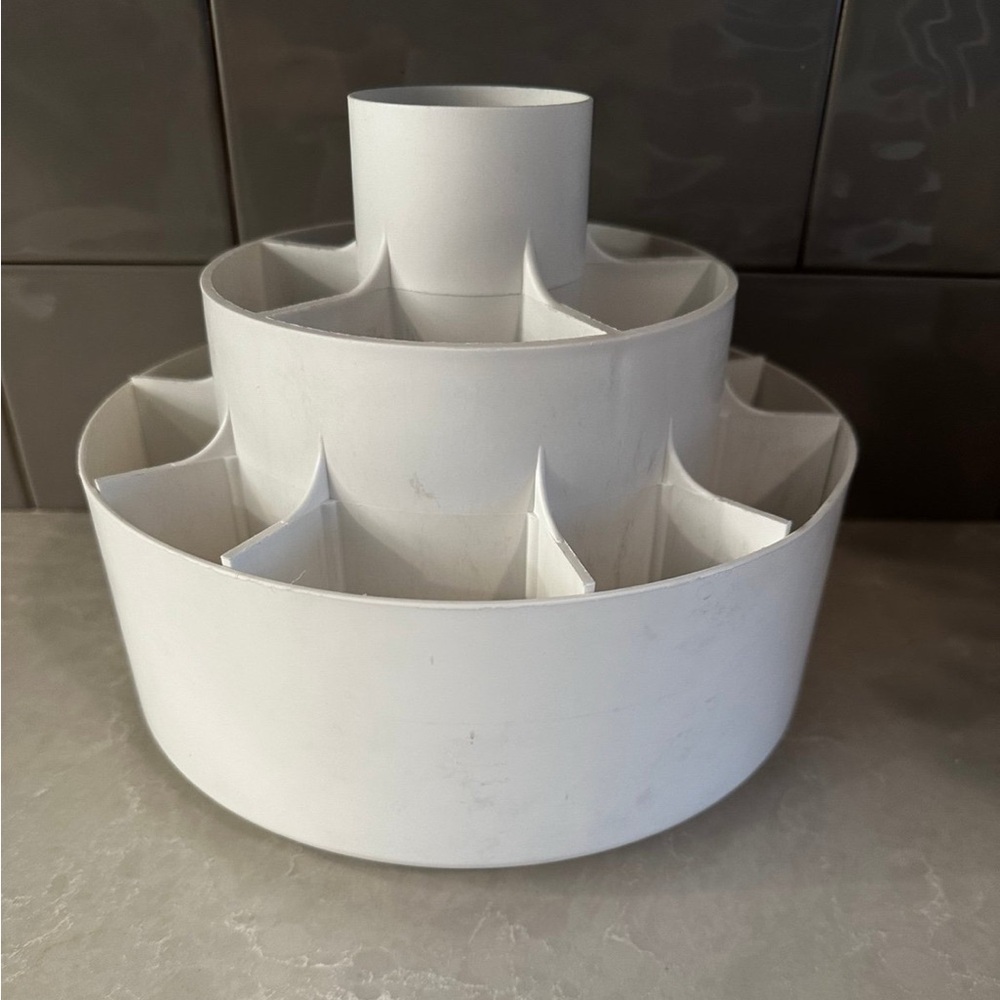 White Tiered Organizer
